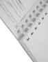 Kokuyo CLEAR Soft Ring Notebook Dotted 6 mm Ruled SV508B | Semi B5 80 Sheets