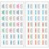 Kokuyo Jibun Techo Index Tabs A5 Slim B6 Slim JGR1 | REGULAR Color