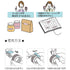 Kokuyo Karu Cut Light PINK Portable Washi Tape Cutter - Clip - 10-15 mm