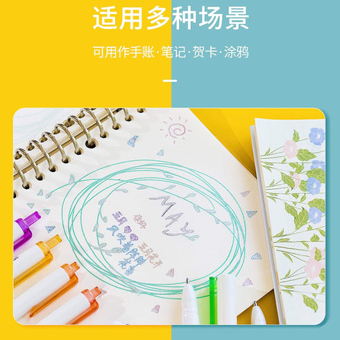 Metallic Outliners Set or Single Retractable Ink Pen 1.0mm | GREEN or Complete SET