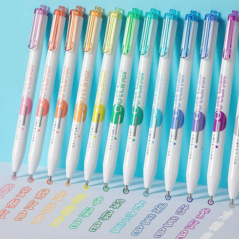 Metallic Outliners Set or Single Retractable Ink Pen 1.0mm | GREEN or Complete SET
