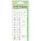 MIDORI Chiratto Index Label Numbered VIVID Rainbow Colors Planner Index Tabs
