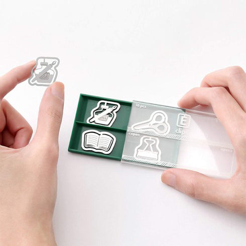 MIDORI E-Clip Etching Clip Fountain Pen Paper Clip - Multiple Styles!