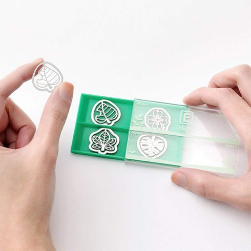 MIDORI E-Clip Etching Clip Leaf Leaves Paper Clip