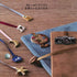 MIDORI GLOBE and Binoculars Embroidered Bookmark Sticker - Limited Edition
