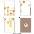 Midori MD A5 3 Pocket Clear Folder | Toast