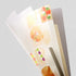Midori MD A5 3 Pocket Clear Folder | Toast