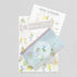 Midori MD A6 3 Pocket Clear Folder | Dried Flowers