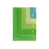 Midori MD A6 5 Pocket Clear Folder | 2-Way Blue Gradient Yellow & Green