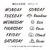 MIDORI Paintable Stamp Re-Inkable Self-Inking Stamp | Daily & Weather