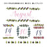 MIDORI Paintable Stamp Re-Inkable Self-Inking Stamp | Plant Leaves