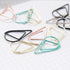 Mint Green Set Water Drop Tear Drop Teardrop Paper Clips - Three Sizes!