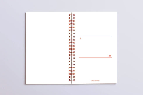 MOTEMOTE Burning Red Ten Minute Planner | 100 Days - USA located!