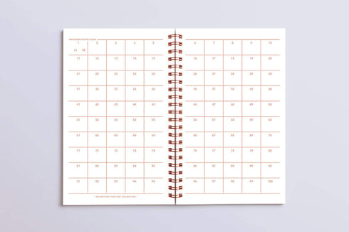 MOTEMOTE Burning Red Ten Minute Planner | 100 Days - USA located!
