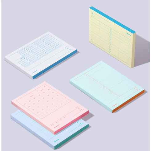 MoteMote Daily Check Memo Block Notes | USA Located!