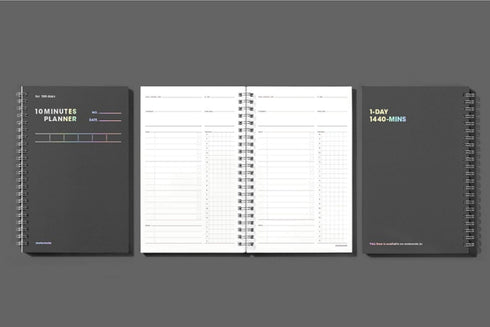 MOTEMOTE Dark Horse 10 Minute Planner | 100 Days - USA located!