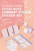 MOTEMOTE Gungbu Diary Kkyong X Bbyu Study Stickers | Six Styles!| USA Located!