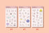 MOTEMOTE Gungbu Diary Kkyong X Bbyu Study Stickers | Six Styles!| USA Located!