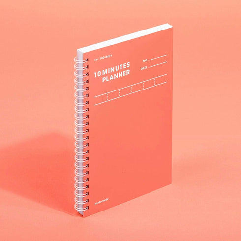 MOTEMOTE Living Coral Ten Minute Planner | 100 Days - USA located!