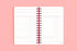 MOTEMOTE Rose Quartz 10 Minute Planner | Half Year - USA located!