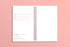 MOTEMOTE Rose Quartz Ten Minute Planner | 100 Days - USA located!