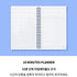 MOTEMOTE Serenity Blue 10 Minute Planner | Half Year - USA located!