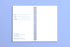 MOTEMOTE Serenity Blue Ten Minute Planner | 100 Days - USA Located!