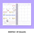 MOTEMOTE Violet Ten Minute Planner | 100 Days - USA located!