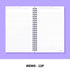 MOTEMOTE Violet Ten Minute Planner | 100 Days - USA located!