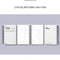 MOTEMOTE WHITE 10 Minute Planner | Half Year - USA located!