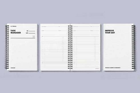 MOTEMOTE White Task Manager Planner | 100 Days - USA located!
