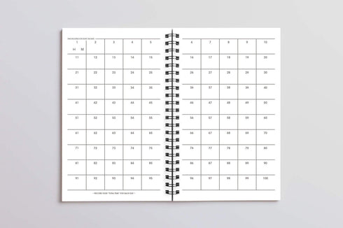 MOTEMOTE White Ten Minute Planner | 100 Days - USA located!