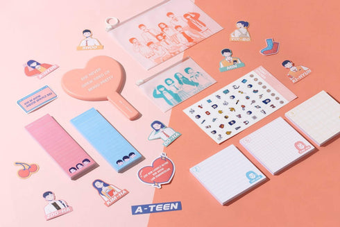 MoteMote Yellow Graph A-Teen Sticky Note | USA Located!