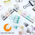 OIL RUBBED BRONZE Skeleton Frame Hollow Wire Binder Clips - Three Sizes!