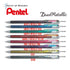 Pentel Hybrid Dual Metallic Gel Pen 1.0 mm Shimmering Ink | Orange & Metallic Yellow