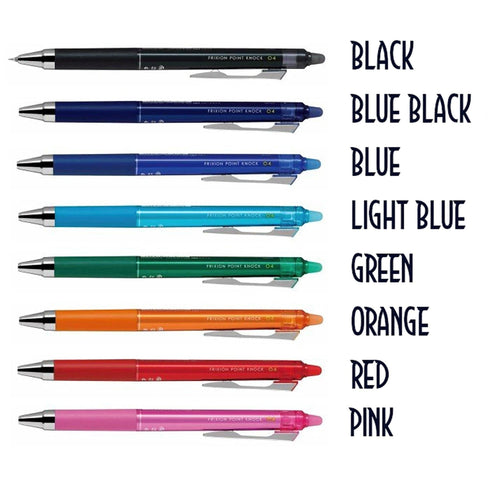 Pilot FriXion Point Knock 04 Gel Pen 0.4 mm Erasable | Red