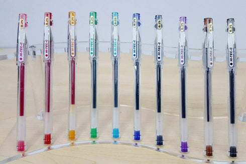 Pilot Hi-Tec-C Gel Pen Ultra Fine Point BLUE | 0.25 mm