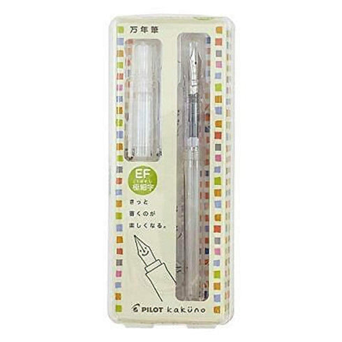 Pilot Kakuno CLEAR Demonstrator Fountain Pen | Extra Fine Nib
