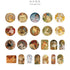 Premium Die-Cut Art Deco Art Nouveau Retro Vintage Ephemera Stickers