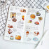 Premium Die-Cut Kawaii Stickers Food Sushi Chinese Take-out Takeaway Salad Wagashi Foodie Stickers