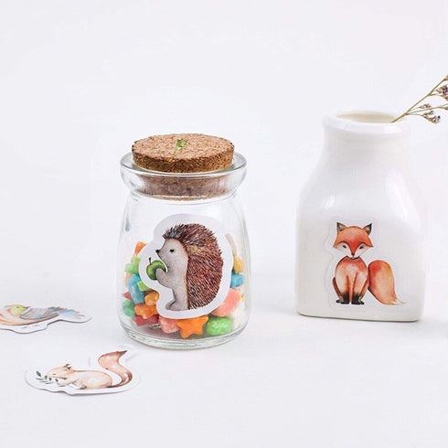 Premium Die-Cut Stickers Forest Animals Woodland Creatures