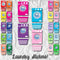 PRINTABLE & Cut File Silhouette Cut File Mini Washer and Laundry Clothes Baskets Washing Machine Tiny Planner Stickers