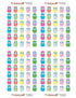 PRINTABLE & Cut File Silhouette Cut File PASTEL Dishwasher Dish washer Tiny Planner Stickers Pastel or Bold jpg png pdf svg Files Included