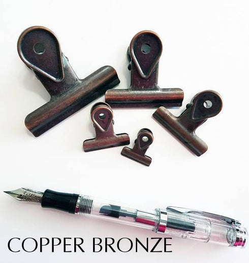 Purple Bulldog Binder Paper Clips - Five sizes & Seven Colors!! Super cute very strong!