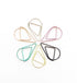 Purple Set Water Drop Tear Drop Teardrop Paper Clips - Three Sizes!