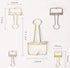 RAINBOW Skeleton Frame Hollow Wire Binder Clips Small, Medium & Large! Super cute and very strong!