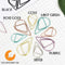 Rose Gold Copper Set Water Drop Tear Drop Teardrop Paper Clips - Three Sizes!