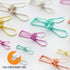 Silver Fish Clips Binder Clips Alligator Clip- Small, Medium & Large! Super cute and very strong!