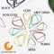 Silver Set Water Drop Tear Drop Teardrop Paper Clips - Three Sizes!