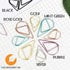 Silver Set Water Drop Tear Drop Teardrop Paper Clips - Three Sizes!